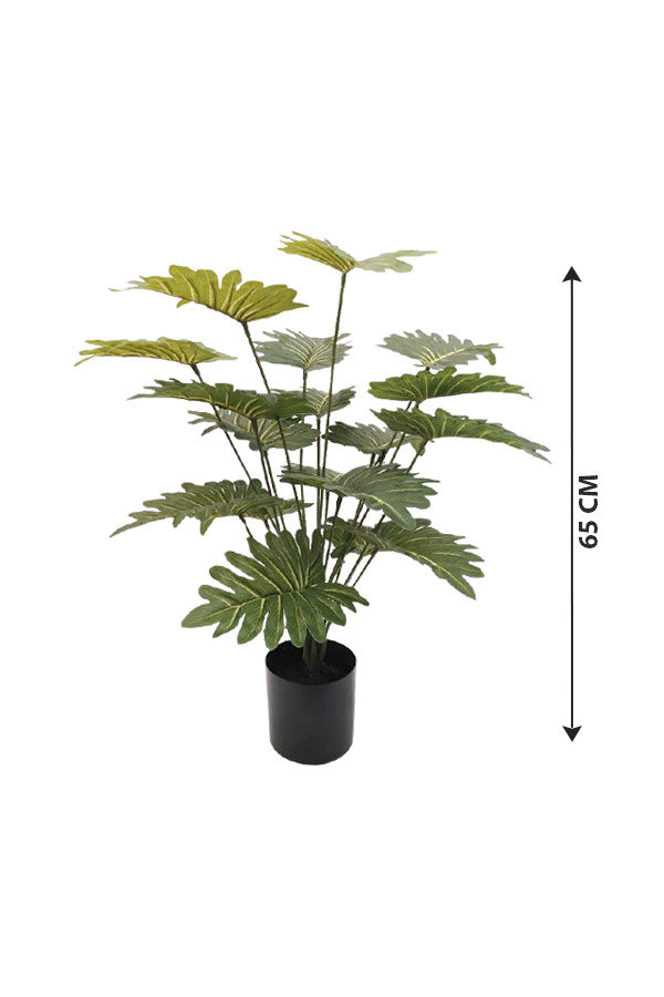 Artificial Philodendron Xanadu – Medium Faux Tropical Plant - Plantsworld.ae
