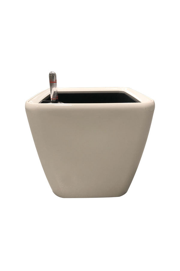 Automatic Watering Fiber Corn Shape Pot with eco-friendly material and self-watering system, designed for easy plant care and decorative appeal.