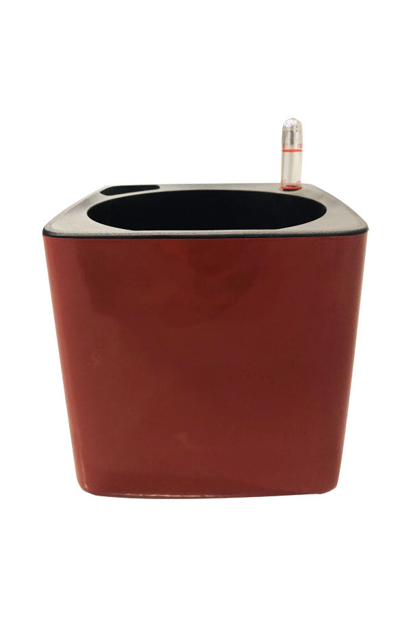 Self-Watering Square Fibre Pot - Plantsworld.ae