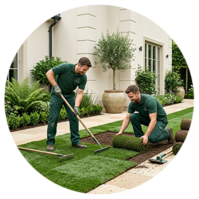 Grass Installation - Plantsworld.ae