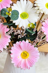 Faux Mixed Flower Vase Arrangement - Plantsworld.ae