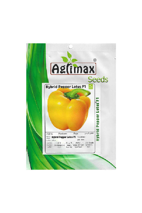Hybrid pepper Lotus F1 vegetable seeds packet