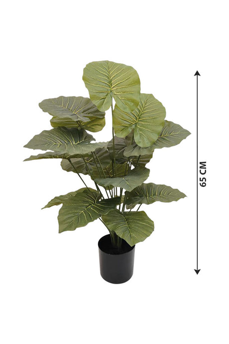 Artificial Alocasia Plant with Bold Arrow-Shaped Leaves - Plantsworld.ae