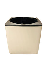 Self-Watering Square Fibre Pot - Plantsworld.ae