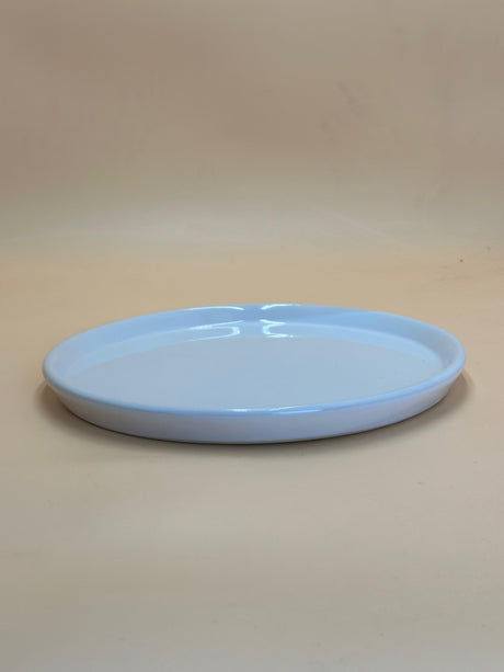 Round ceramic plate for indoor plant pots – stylish plant accessory UAE