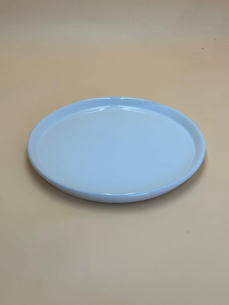 Round Ceramic  Plate - Plant Accessory - Plantsworld.ae