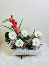 Faux Blooming Flower Arrangement - Plantsworld.ae