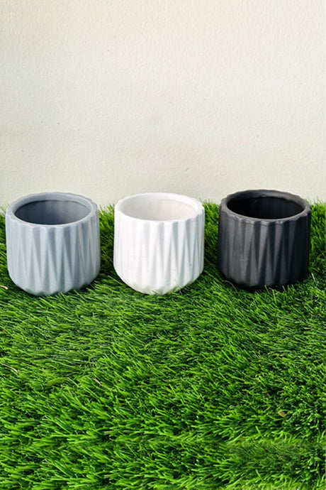 Small Ceramic Succulents Pot Set – Decorative Mini Planters for Succulents and Cacti in Dubai