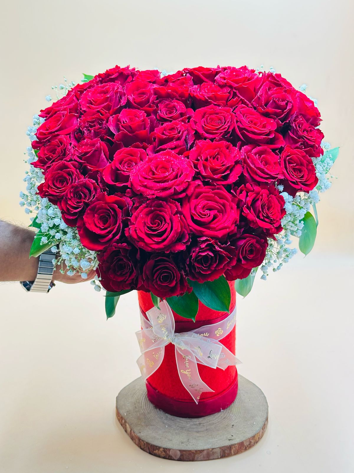 Madly In Love Bouquet - 40 Roses - Plantsworld.ae