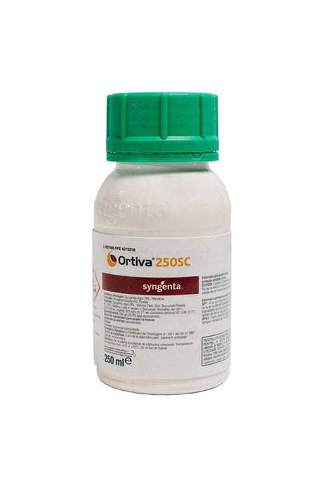 Ortiva 250SC fungicide bottle for plant disease control