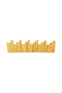 Bamboo border edging natural size 30cm x 100cm for garden landscaping
