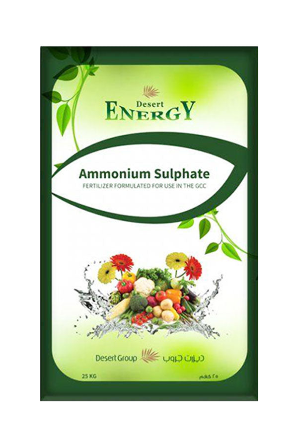 Desert Energy Ammonium Sulphate Fertilizer 25 Kg for Plant Growth at Plantsworld.ae

