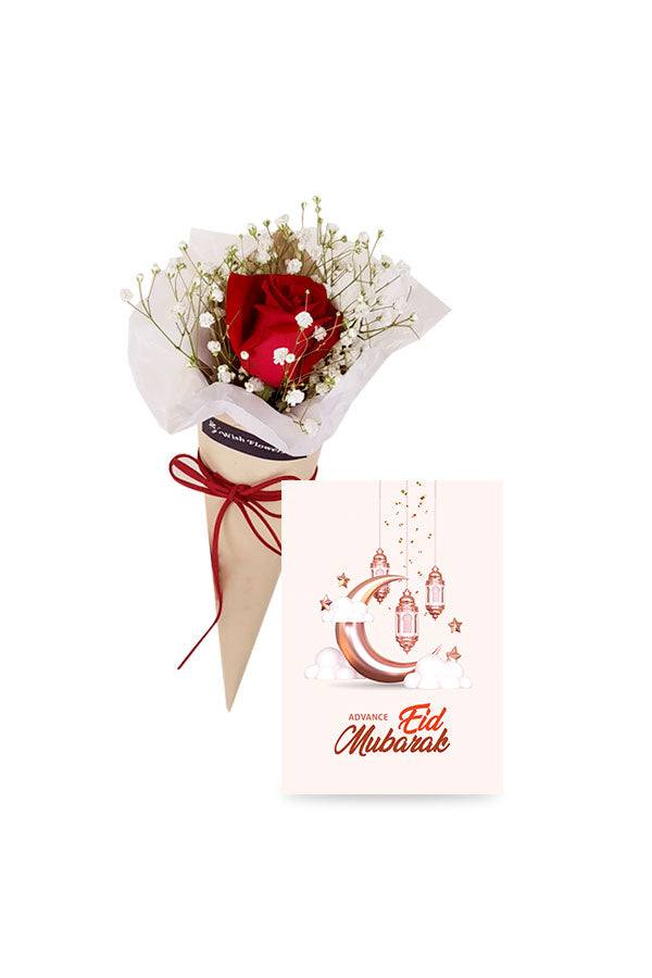 Festive Eid-themed floral gift bouquet named “Joyful Day”
