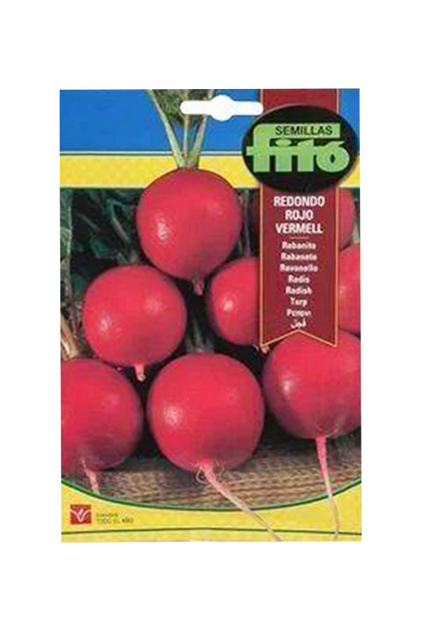 Fito - Radish Redondo Rojo Vermell (20 g) - Premium Radish Seeds for UAE Gardens
